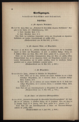 Verordnungsblatt für das Volksschulwesen im Königreiche Böhmen 18910630 Seite: 46