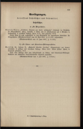 Verordnungsblatt für das Volksschulwesen im Königreiche Böhmen 18910731 Seite: 15