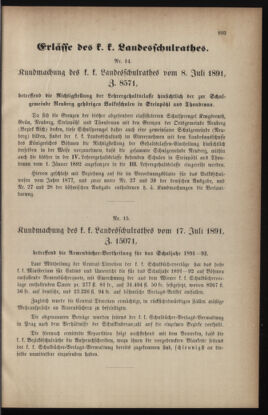 Verordnungsblatt für das Volksschulwesen im Königreiche Böhmen 18910731 Seite: 5