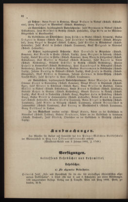 Verordnungsblatt für das Volksschulwesen im Königreiche Böhmen 18920229 Seite: 18