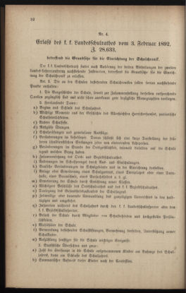 Verordnungsblatt für das Volksschulwesen im Königreiche Böhmen 18920229 Seite: 8