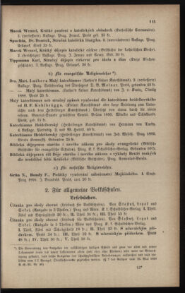 Verordnungsblatt für das Volksschulwesen im Königreiche Böhmen 18920630 Seite: 19