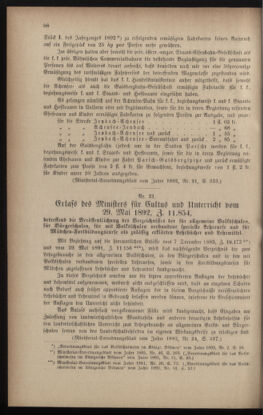 Verordnungsblatt für das Volksschulwesen im Königreiche Böhmen 18920630 Seite: 2