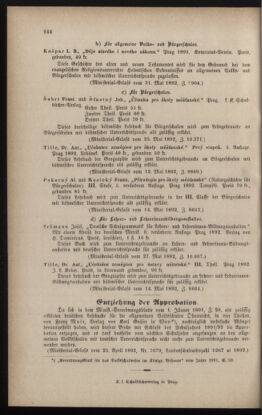 Verordnungsblatt für das Volksschulwesen im Königreiche Böhmen 18920630 Seite: 48