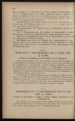 Verordnungsblatt für das Volksschulwesen im Königreiche Böhmen 18920831 Seite: 2