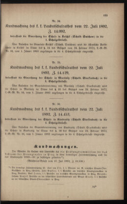 Verordnungsblatt für das Volksschulwesen im Königreiche Böhmen 18920831 Seite: 3