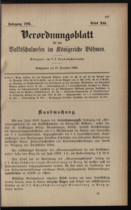 Verordnungsblatt für das Volksschulwesen im Königreiche Böhmen