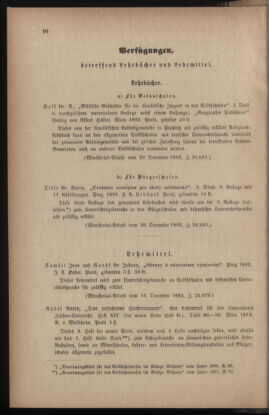 Verordnungsblatt für das Volksschulwesen im Königreiche Böhmen 18930131 Seite: 10