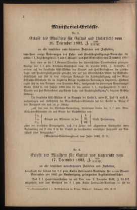 Verordnungsblatt für das Volksschulwesen im Königreiche Böhmen 18930131 Seite: 2