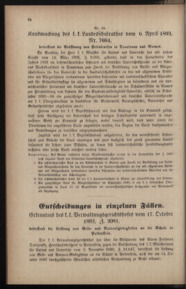 Verordnungsblatt für das Volksschulwesen im Königreiche Böhmen 18930430 Seite: 30