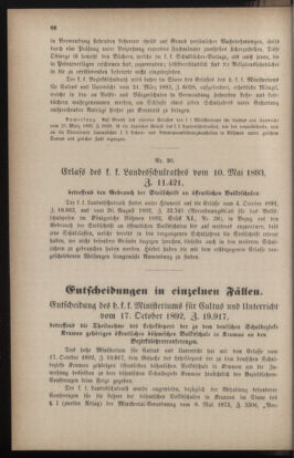 Verordnungsblatt für das Volksschulwesen im Königreiche Böhmen 18930531 Seite: 2