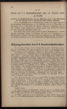 Verordnungsblatt für das Volksschulwesen im Königreiche Böhmen 18931031 Seite: 2