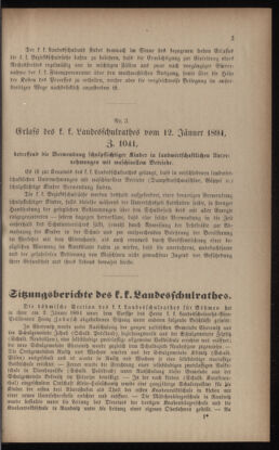 Verordnungsblatt für das Volksschulwesen im Königreiche Böhmen 18940131 Seite: 3