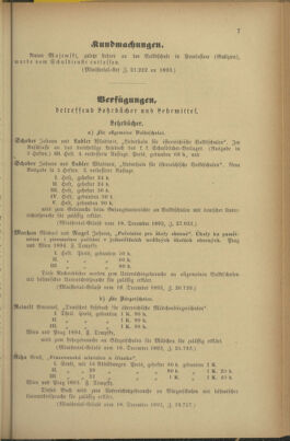 Verordnungsblatt für das Volksschulwesen im Königreiche Böhmen 18940131 Seite: 7