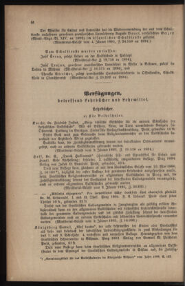 Verordnungsblatt für das Volksschulwesen im Königreiche Böhmen 18950131 Seite: 16