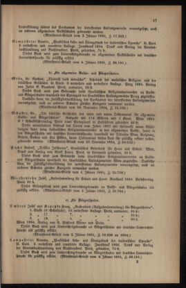 Verordnungsblatt für das Volksschulwesen im Königreiche Böhmen 18950131 Seite: 17