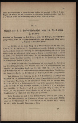 Verordnungsblatt für das Volksschulwesen im Königreiche Böhmen 18950430 Seite: 19