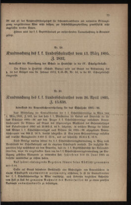 Verordnungsblatt für das Volksschulwesen im Königreiche Böhmen 18950430 Seite: 9