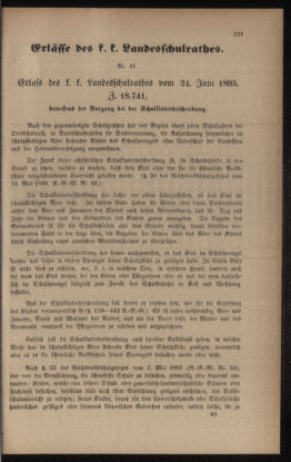 Verordnungsblatt für das Volksschulwesen im Königreiche Böhmen 18950630 Seite: 17