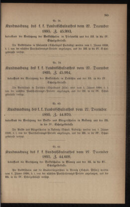 Verordnungsblatt für das Volksschulwesen im Königreiche Böhmen 18951231 Seite: 5