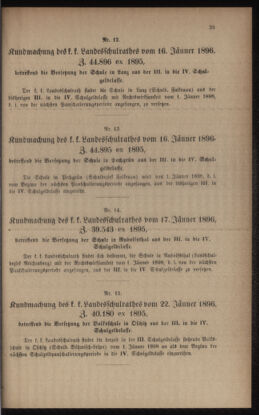 Verordnungsblatt für das Volksschulwesen im Königreiche Böhmen 18960229 Seite: 23