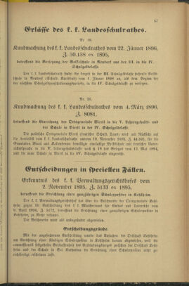 Verordnungsblatt für das Volksschulwesen im Königreiche Böhmen 18960331 Seite: 17