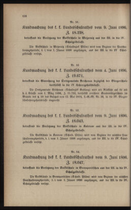 Verordnungsblatt für das Volksschulwesen im Königreiche Böhmen 18960630 Seite: 10