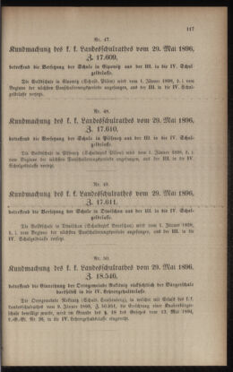 Verordnungsblatt für das Volksschulwesen im Königreiche Böhmen 18960630 Seite: 9