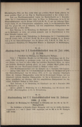 Verordnungsblatt für das Volksschulwesen im Königreiche Böhmen 18960731 Seite: 51