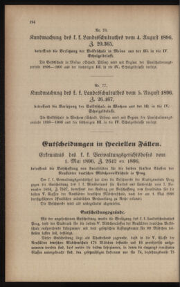 Verordnungsblatt für das Volksschulwesen im Königreiche Böhmen 18960831 Seite: 6