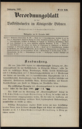 Verordnungsblatt für das Volksschulwesen im Königreiche Böhmen