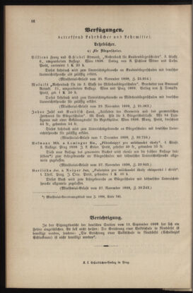 Verordnungsblatt für das Volksschulwesen im Königreiche Böhmen 18990131 Seite: 16