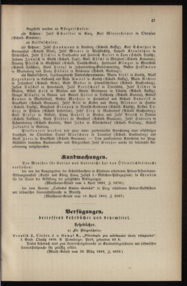 Verordnungsblatt für das Volksschulwesen im Königreiche Böhmen 18990531 Seite: 7