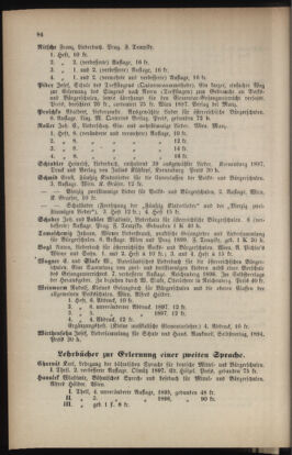 Verordnungsblatt für das Volksschulwesen im Königreiche Böhmen 18990731 Seite: 20