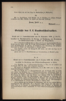 Verordnungsblatt für das Volksschulwesen im Königreiche Böhmen 18991031 Seite: 2