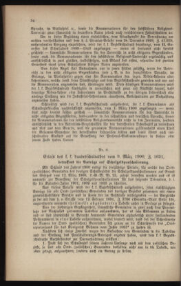 Verordnungsblatt für das Volksschulwesen im Königreiche Böhmen 19000331 Seite: 2