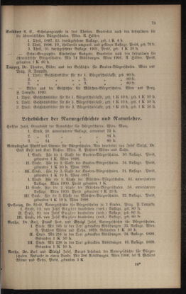 Verordnungsblatt für das Volksschulwesen im Königreiche Böhmen 19010731 Seite: 19