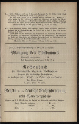 Verordnungsblatt für das Volksschulwesen im Königreiche Böhmen 19030228 Seite: 19