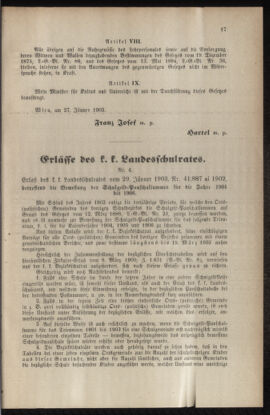 Verordnungsblatt für das Volksschulwesen im Königreiche Böhmen 19030228 Seite: 9