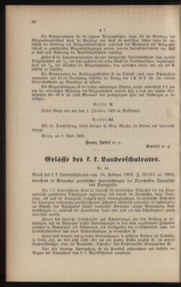 Verordnungsblatt für das Volksschulwesen im Königreiche Böhmen 19030531 Seite: 2