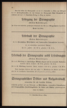 Verordnungsblatt für das Volksschulwesen im Königreiche Böhmen 19030531 Seite: 20