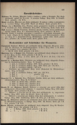 Verordnungsblatt für das Volksschulwesen im Königreiche Böhmen 19030831 Seite: 33