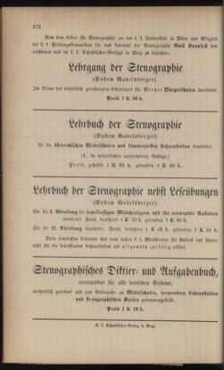 Verordnungsblatt für das Volksschulwesen im Königreiche Böhmen 19030831 Seite: 72