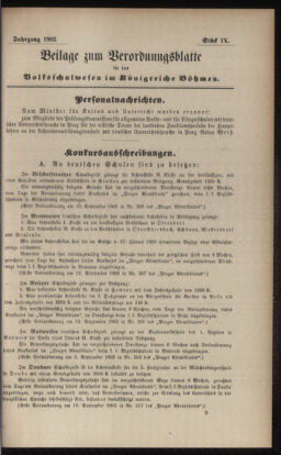 Verordnungsblatt für das Volksschulwesen im Königreiche Böhmen 19031231 Seite: 29