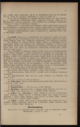 Verordnungsblatt für das Volksschulwesen im Königreiche Böhmen 19040131 Seite: 11