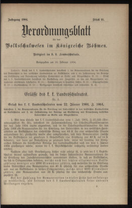 Verordnungsblatt für das Volksschulwesen im Königreiche Böhmen 19040229 Seite: 1