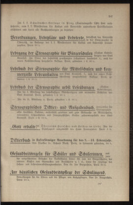 Verordnungsblatt für das Volksschulwesen im Königreiche Böhmen 19041130 Seite: 11