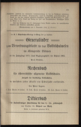 Verordnungsblatt für das Volksschulwesen im Königreiche Böhmen 19041231 Seite: 7