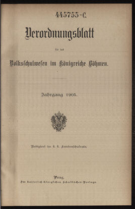 Verordnungsblatt für das Volksschulwesen im Königreiche Böhmen 19041231 Seite: 81