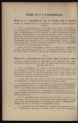 Verordnungsblatt für das Volksschulwesen im Königreiche Böhmen 19050131 Seite: 2